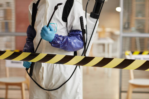 Professional Biohazard Cleanup technician working in Wautoma, WI